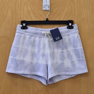 GAP NWT Lavender Tie Dye Shorts M